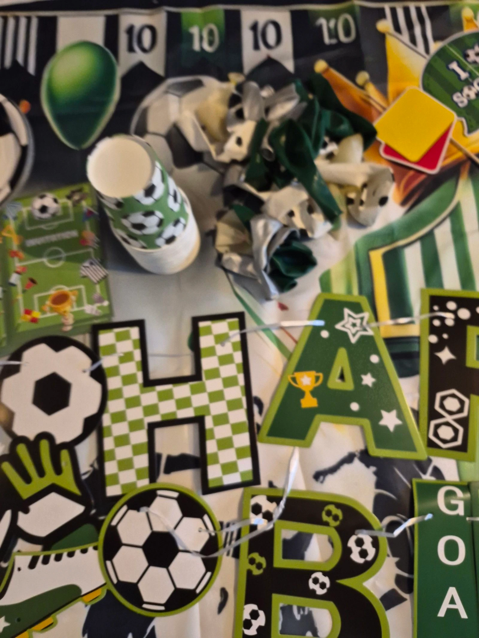 10th Birthday Football Decoration Lot – photo 5